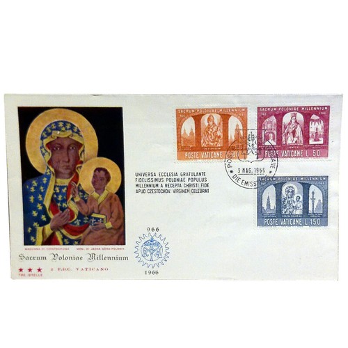 Tre stelle fdc - fdc, vaticano