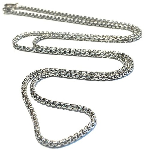 Collana catenina acciaio - collana,