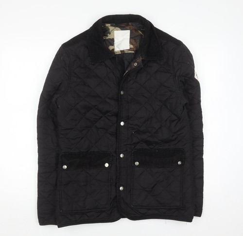 Cappotto trapuntato nero donna