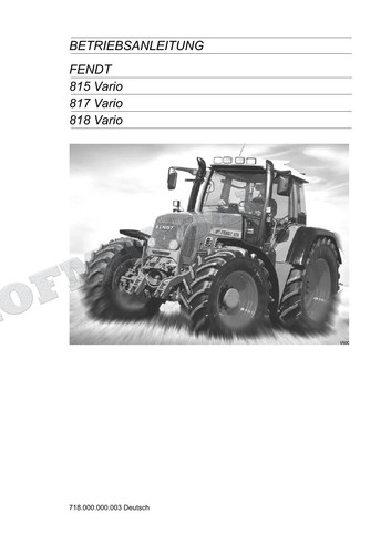 Fendt 815 817 - 818, vario