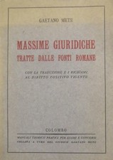 Massime giuridiche tratte