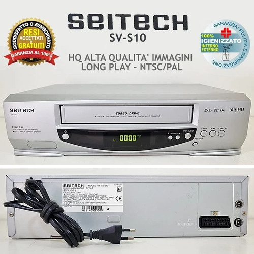 Videoregistratore vhs seitech - videoregistratore,