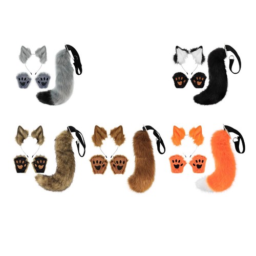 Costume volpe kit - volpe, accessori