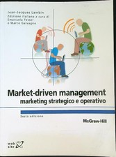 MARKETING DRIVEN MANAGEMENT LAMBIN JEAN-JACQUES MCGRAW HILL 2012  BROSSURA