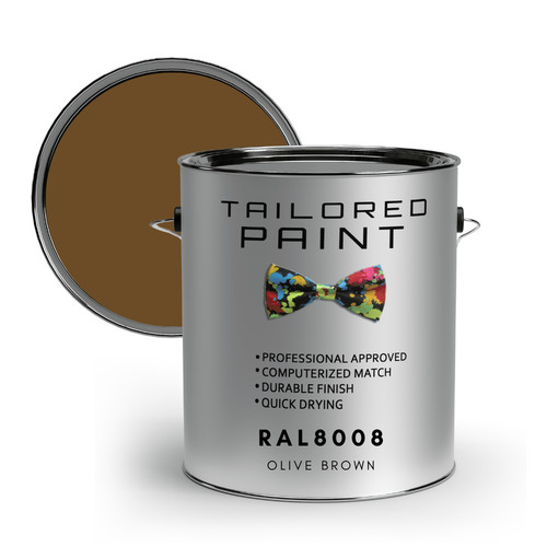 Ral8008 marrone oliva opaco - marrone,