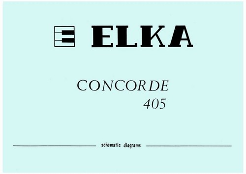 Elka concorde 405 - elka, service