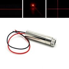 Modulo diodo laser rosso 650nm 10mW punto/linea/croce focalizzabile 12x35mm