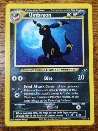 Umbreon holo rare neo - 13/75,