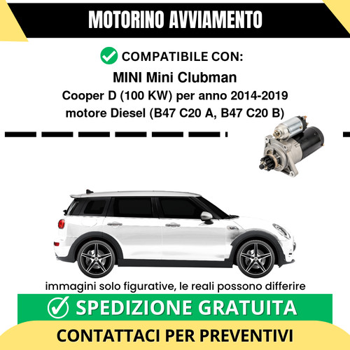 Motorino avviamento mini - avviamento,