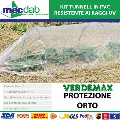 Serra per orto con tunnel - con, in