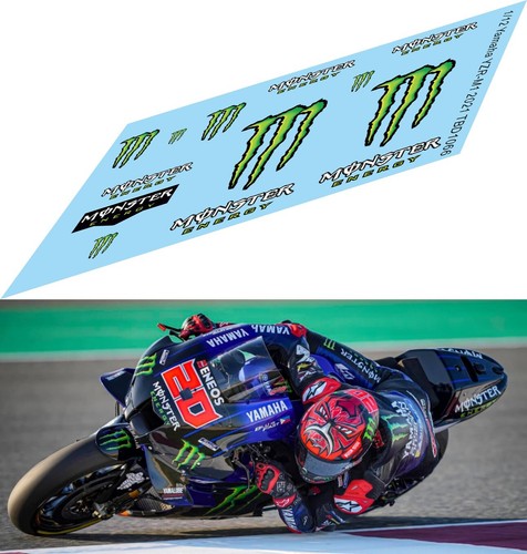 Decals per yamaha yzr m1 - 1/12,