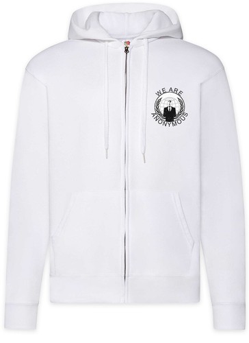 Felpa con cappuccio zip - e,