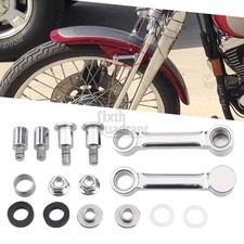 Chrome front fender mount - chrome,