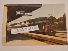 Fotografia Stazione di Borgo San Lorenzo Automotrice ALn 668.3173  FS D 345.1142
