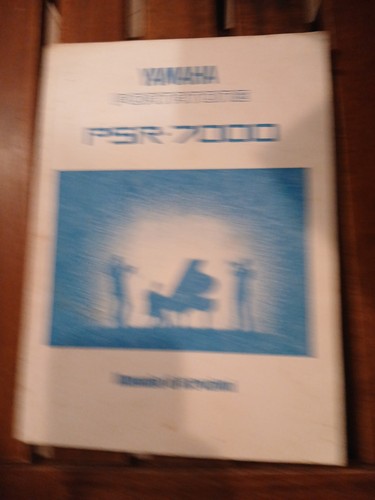 Manuale yamaha psr 7000 - psr,