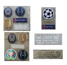 Real Madrid finale Cardiff 2017 dettagli partita patch distintivo patch set maglia maglietta