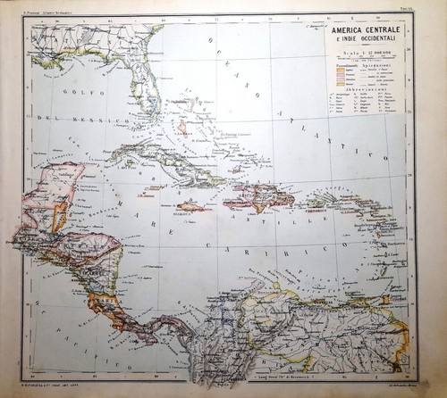 Carta geografica antica