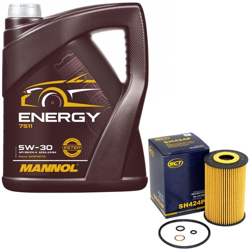 Kit olio motore 5 litri - olio,