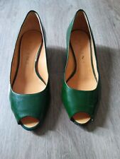 Scarpe vintage pelle verdi