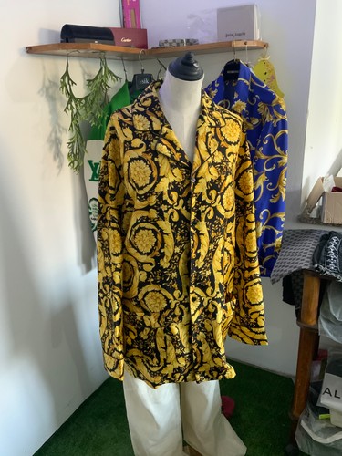 Camicia seta versace stile - seta,