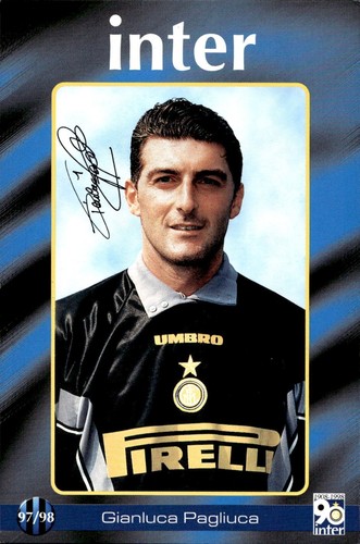Cartolina calciatori inter - cartolina,