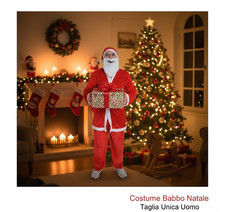 Vestito Babbo Natale Velluto