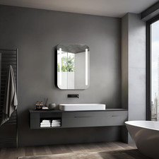 Mobile Da Bagno Luminoso Black