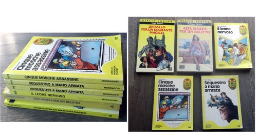 Lotto libri mondadori giallo - lotto, 5