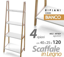 SCAFFALE LIBRERIA 4 RIPIANI