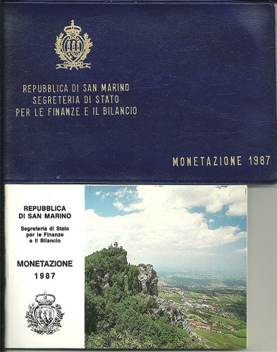 Divisionale san marino 1987 - divisionale,