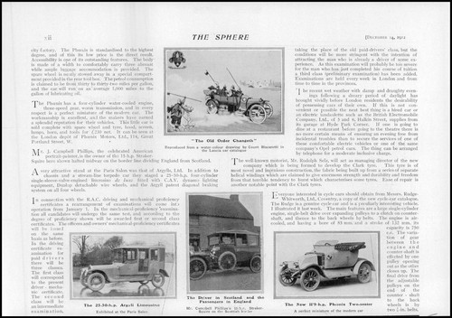 1912 motore auto - 1912, argyll