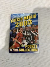 Album Calcio Merlin 2003 pocket con 160 figurine attaccate  Circa Merlin- ottimo