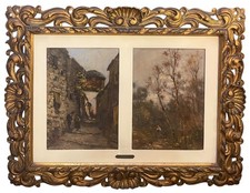 Coppia dipinti, olio su