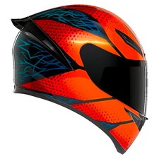 CASCO MOTO INTEGRALE AGV K1 S SPEEDARMOR E22.06 ARANCIO BLU NERO  TG L