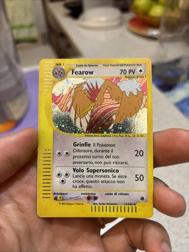 Carta pokémon fearow - carta,