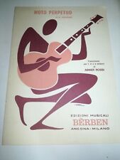 NICCOLO PAGANINI MOTO PERPETUO ABNER ROSSI BERBEN 1 2 3 CHITARRE