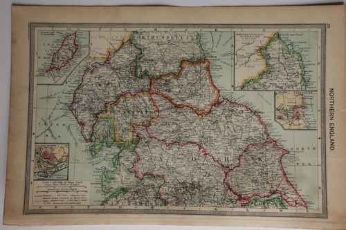 1904 mappa antica - mappa, del