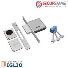 Serratura da Infilare a Doppia Mappa per Porte in Ferro Entrata 40 50 60 70 mm