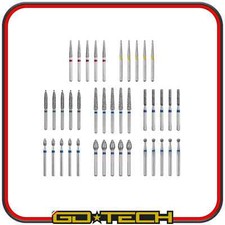 40 FRESE DIAMANTATE 1.6 mm PUNTE FRESINO ANGOLARE per LAVORAZIONE CILINDRI 2T