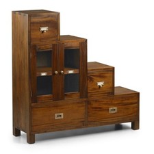 CASSETTIERA MOBILE SCALA COLONIALE ETNICA VINTAGE Mobili soggiorno ingresso 