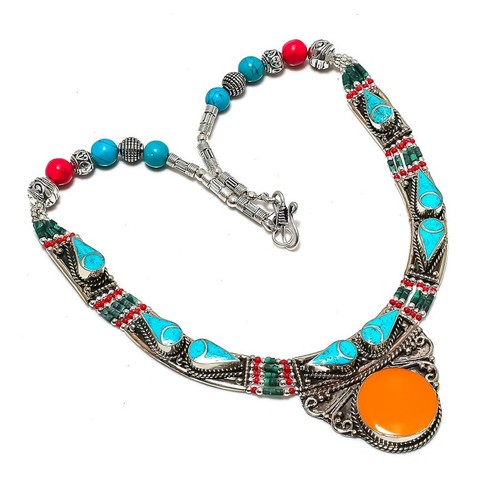 Collana turchese corallo