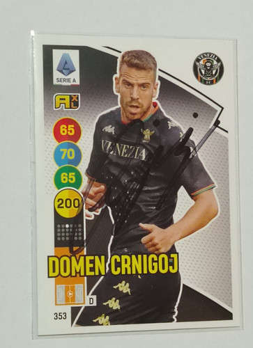 Autografo domen crnigoj card - autografo,