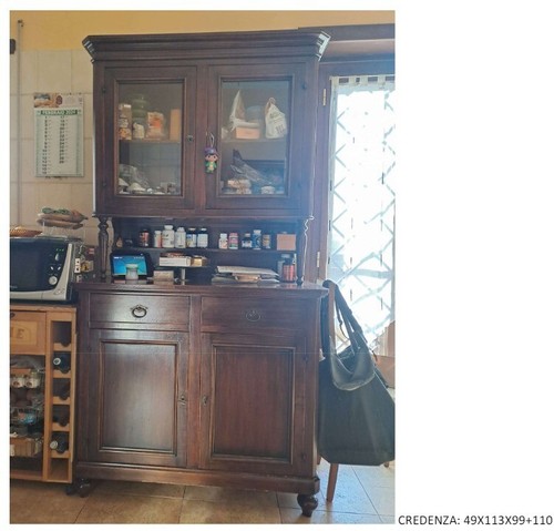 Credenza noce legno massello - credenza,