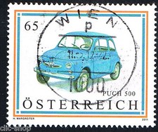 AUSTRIA 1 FRANCOBOLLO AUTO AUTOMOBILE PUCH 2011 usato