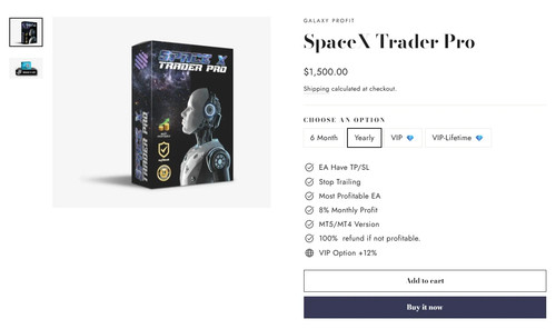 Spacex trader pro - pro, ea