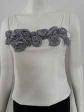 ZARA WHITE BEAUTIFUL  TOP WITH