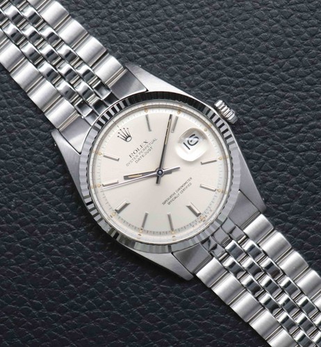 Rolex datejust 1601 - rolex, silver