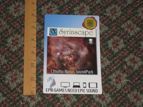 Syrinscape cthulhu sound - cthulhu,