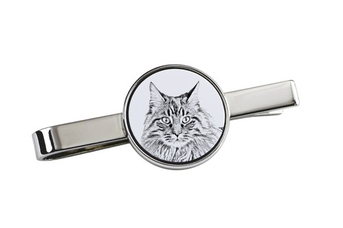 Maine coon fermacravatta con - fermacravatta,