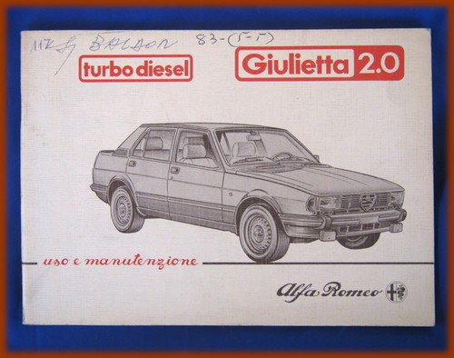 Alfa romeo giulietta - romeo, 2.0